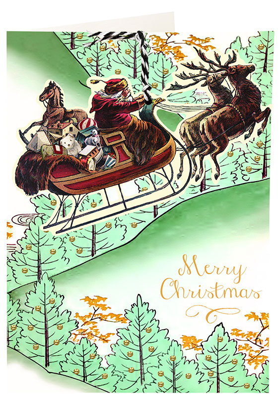 Madame Treacle Christmas Fandangle greeting card