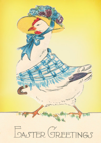 Madame Treacle Easter Greetings Card