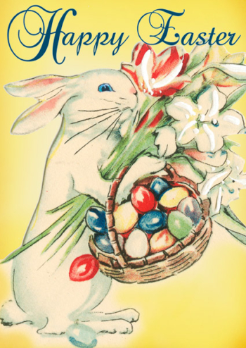 Madame Treacle Happy Easter Card