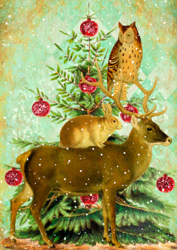 Madame Treacle Christmas Card design