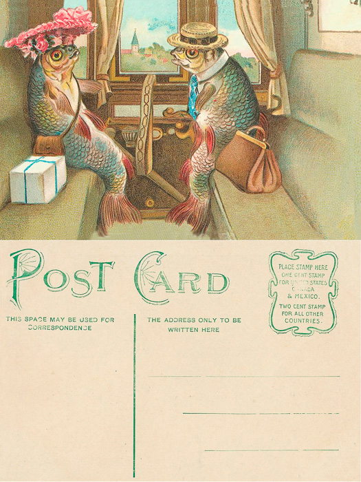 Madame Treacle Postcard design